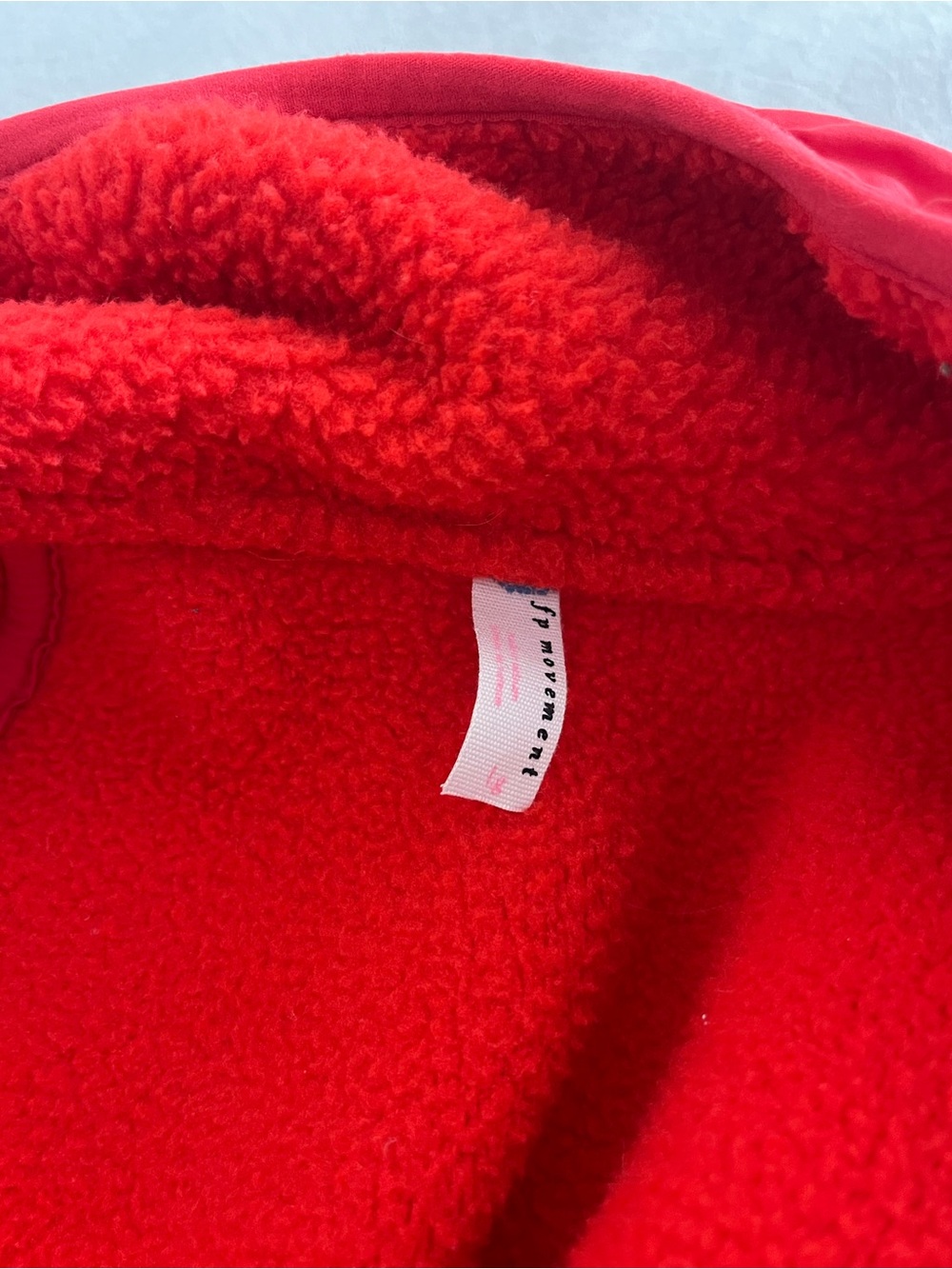 Red hit the slopes jacket free people movement - Picture 5 of 5